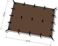 DD Hammocks Tarp M – Coyote Brown