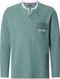 Jan Vanderstorm heren Sweatshirt - 64/66 - groen - Plus Size