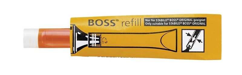 Stabilo Inkt om na te vullen - BOSS ORIGINAL navulling - oranje - per stuk