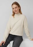 s.Oliver Strickpullover Beige Katoen Lange Mouw Casual Vrouwen 48