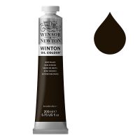 Winsor & Newton Winton Oil Paint - Ivory Black (200ml)