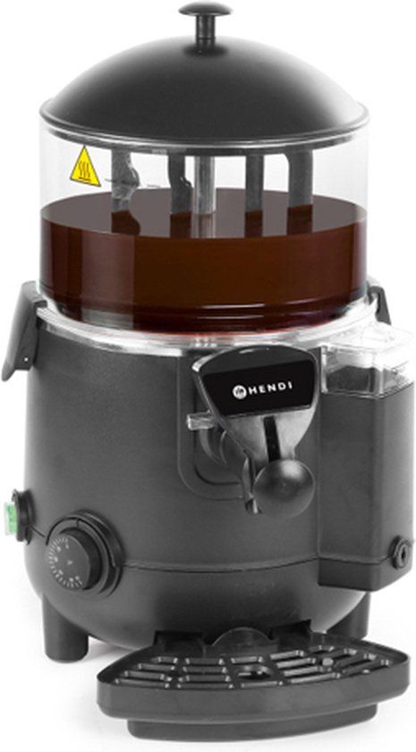 Hendi Chocolademelk Dispenser - 10 Liter - Zwart - 1006W