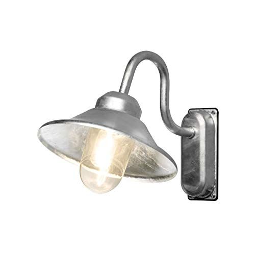 KONSTSMIDE Vega 556-320 wandlamp - 1x60 W - IP23 - zink metaal