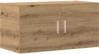 vidaXL Wandkast - 80x39x40 cm - Bewerkt Hout - Artisanaal Eikenkleurig