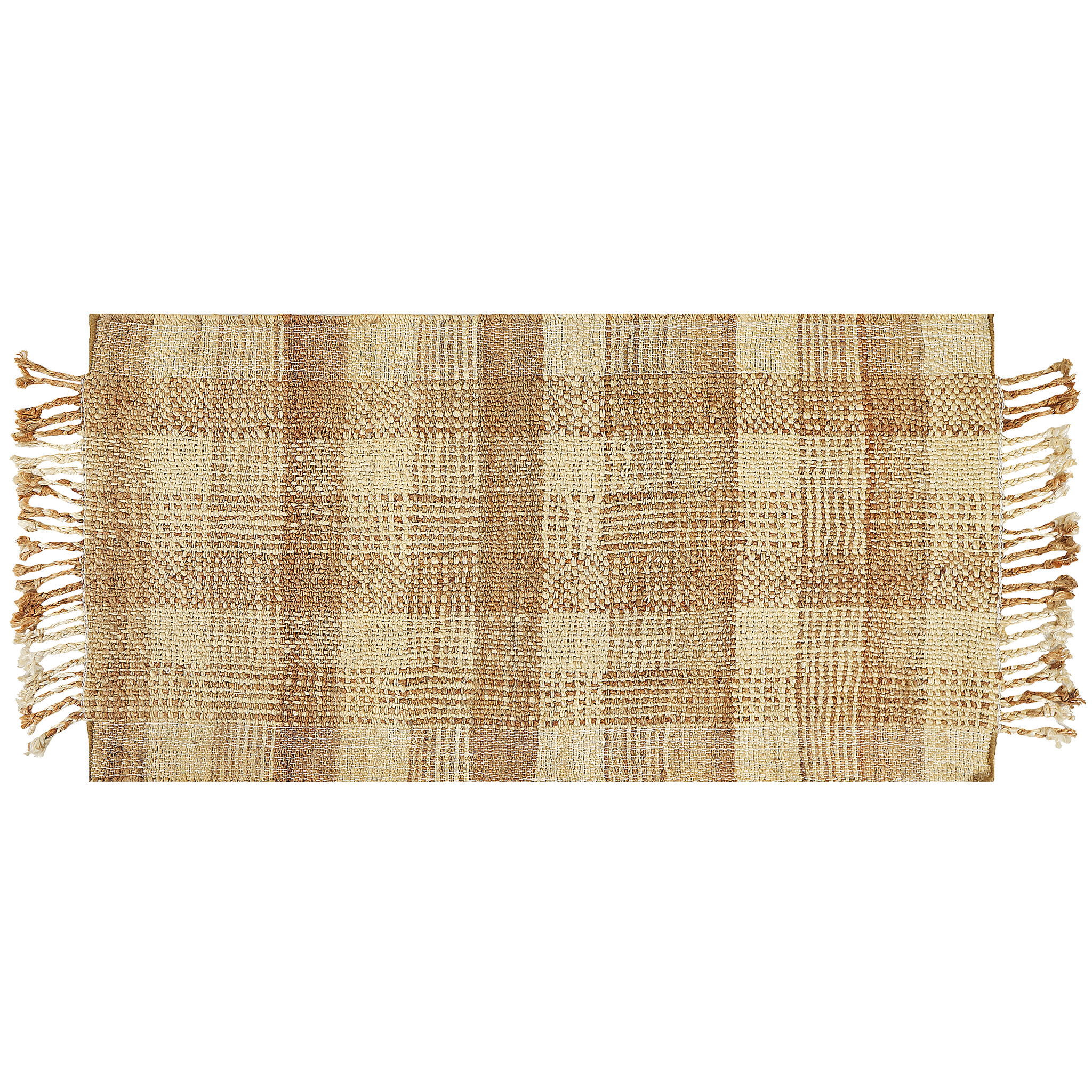 BELIANI Beliani BERISSA - Modern vloerkleed - Beige - 80 x 150 cm - Jute