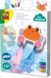 SES Creative Badkleurtabletten - Kleuren mengen Krab - Baby Speelgoed - Bad Speelgoed - Voor Kinderen Vanaf 3 Jaar - 3 Kleuren - 18 Stuks