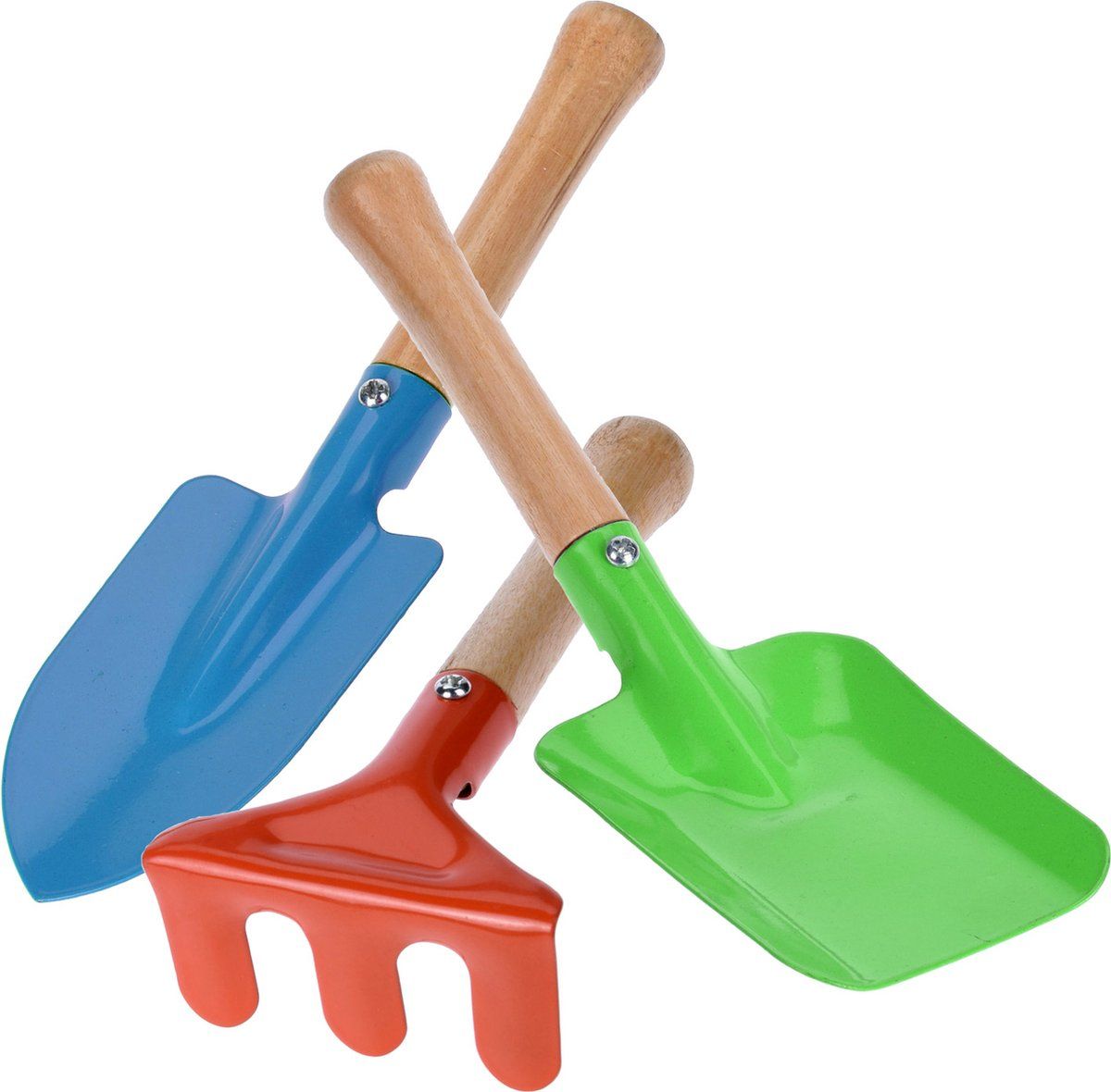 ToysGarden Tuinset Junior 21 Cm Hout/staal 3-delig - Multicolor