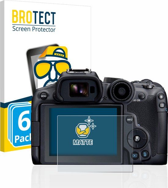 brotect 6x Antireflecterende Beschermfolie compatibel met Canon EOS R7 Anti-Glare Screen Protector, Mat, Ontspiegelend