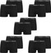 Kappa Boxer Hommes - Noir - 10-Pack - Coton/Élasthanne - Comfort Fit