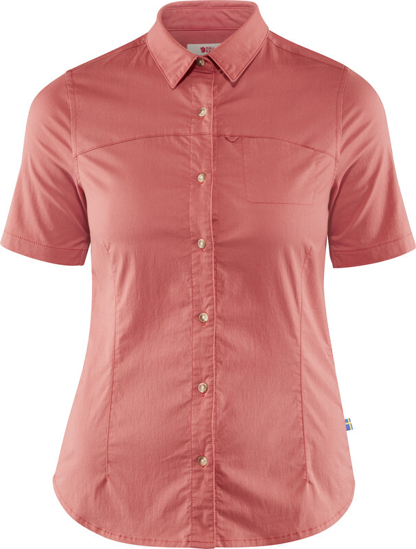 Fjällräven High Coast t-shirt Dames roze L 2019 Overhemden korte mouw