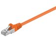 Goobay 93455 netwerkkabel Oranje 0,25 m Cat5e F/UTP Plat