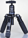 Rollei M5-Mini Tripod - Black/Blue - 3kg Max. Load