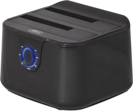 Advance Dual Dock HDD S-ATA 2.5/3.5" USB 3.0 Docking Station Wit