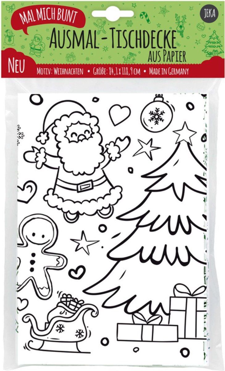 JEKA XXL groeps kleurplaat - Kerst