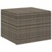VidaXL Tuinbox 291 L poly rattan grijs