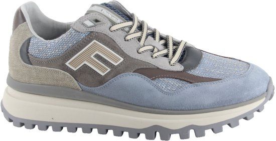 Floris van Bommel Sfm-10238 De Gripper Sneakers - Textiel - Heren - Blauw - Maat 46