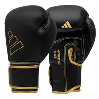 Adidas Hybrid 80 Bokshandschoenen - Kunstleer - Zwart/Goud - 10 oz