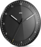 Braun BC17B Wandklok - 30 cm - Zwart