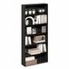 Furinno Basic Boekenkast, boekenkast, 6-laags open plank, boekenplank, opbergorganizer, 16,8 x 60 x 134 cm, espresso