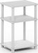 Furinno JUST 3-Tier Tool-Free Nachtkastje, Wit (Espresso)