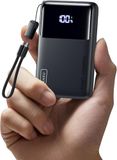 INIU Ultra Slim 10000mAh Power Bank, 45W Snelladen USB-C Draagbare Oplader