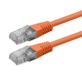ROLINE Câble de raccordement Cat.6 (Classe E), UTP, PoE, orange, 1 m