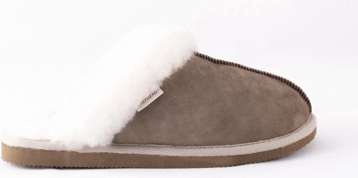 Shepherd Jessica Dames Pantoffels - Stone - Maat 36