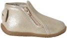 Vertbaudet Zachte babyboots met ritssluiting van leer