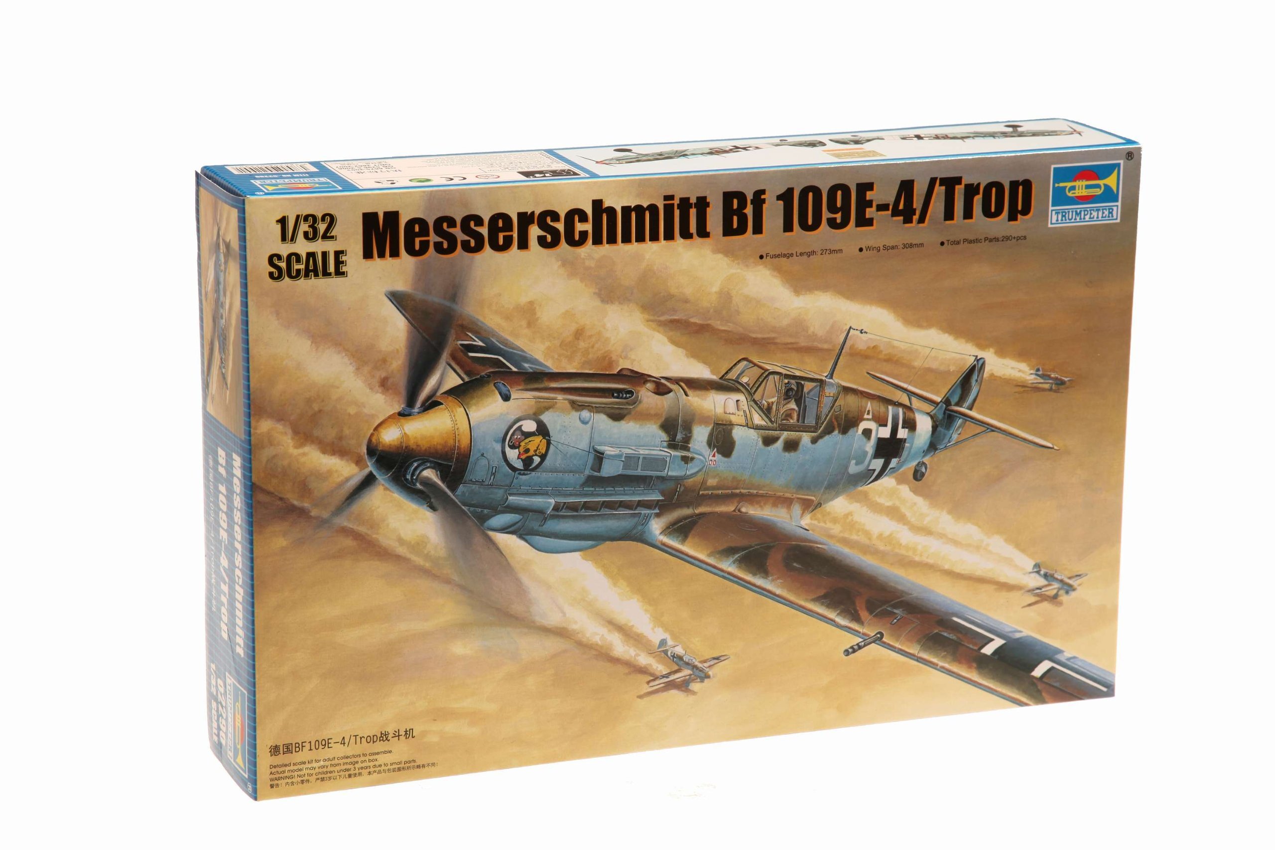 Trumpeter Messerschmitt BF109 E-4 Trop
