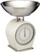 KitchenCraft Living Nostalgia Balance de cuisine mécanique - 4 kg (8 lbs) - Crème antique