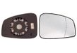 Alkar 6442231 Buiten Verwarmd Convex Spiegelglas met Houder - Blauw | Compatibel met: RENAULT LAGUNA Coupe, LAGUNA III, LAGUNA III Grandtour