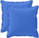 vidaXL - Coussin - Bleu royal - Polyester - 2 pièces