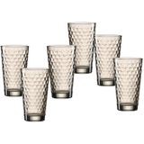 Ritzenhoff & Breker FAVO drinkglazen 400 ml bruin, set van 6 stuks