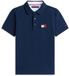 Tommy Hilfiger Polo Wavy Flag Ithica Knopenplaag Kinderen Blauw Katoen 8 jaar