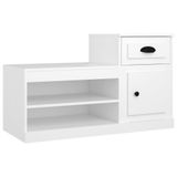 VidaXL Schoenenhouder Wit