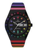 Timex Q Rainbow TW2V65900 Horloge - Staal - Multi - Ø 36 mm