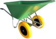 Altrad Kruiwagen Forza 165 Liter HDPE Bak Groen Met 2 Anti-Lek Banden