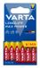 Varta Longlife Max Power AAA Alkaline Batterijen, 6 stuks