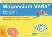 Magnesium Verla plus Sport granulés, 20 sachets