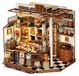 StarTech 3D-houten poppenhuis bouwpakket - Chocoladewinkel - DIY miniatuurmodel - 330 onderdelen - Schaal 1:18 - Vanaf 14 jaar - Geschikt voor zowel jongens als meisjes