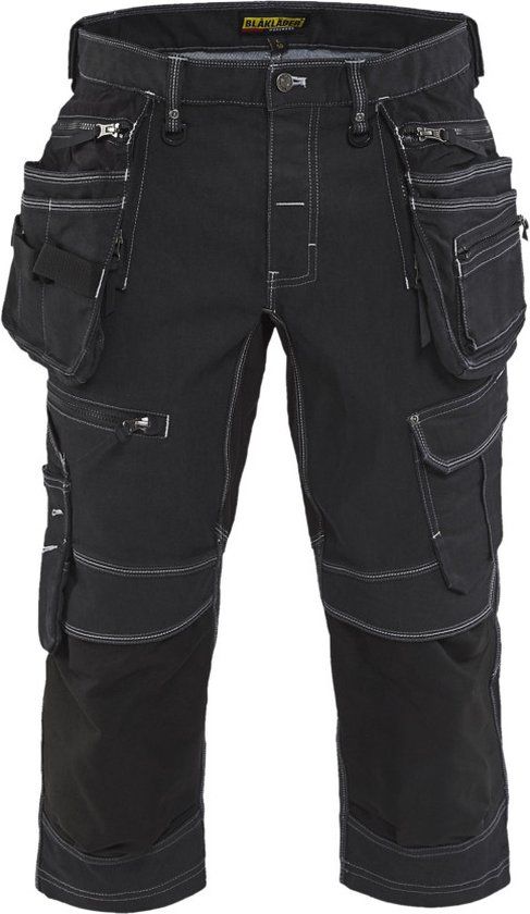Blåkläder Piraatbroek denim stretch X1900 1991-1141 - Zwart - C54