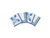 Pick a Poppy Suzani Serviette en Coton Bleu, Lot de 4, 45x45 cm