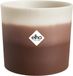 Elho Colour Gradiant Rond 16cm - Bloempot voor Binnen - 100% Gerecycled Plastic - Cederbruin