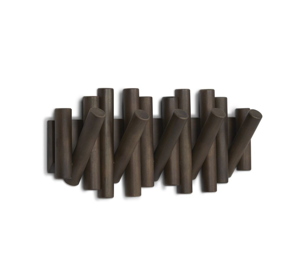 Umbra Picket Rail Hook - Bruin - Wandkapstok - Grenenhout