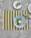 House Doctor Placemat Rayas groen - 4 stuks