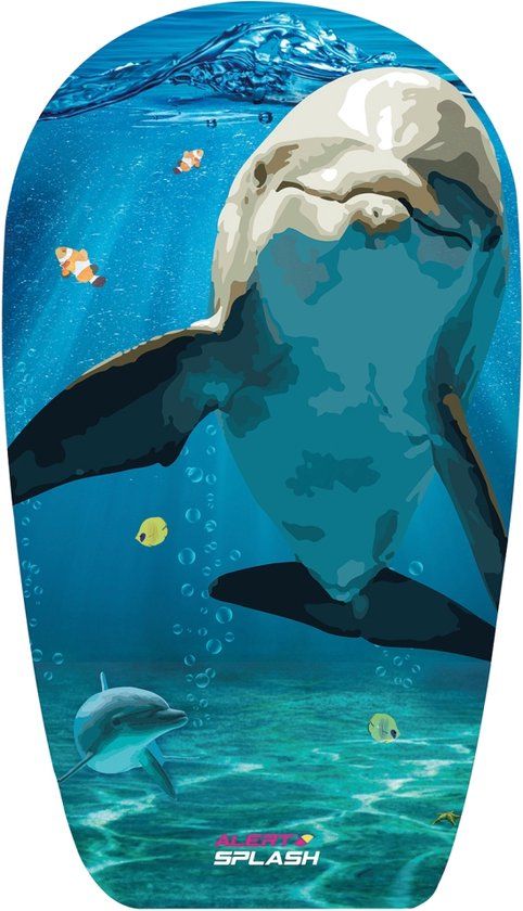 Alert Splash Bodyboard met Dolfijnen 84 cm - Kunststof - 3+ jaar