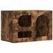 vidaXL TV Kast ELST 60 x 35 x 40 cm Rook Eiken Bewerkt Hout