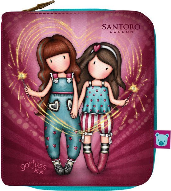 Gorjuss Portefeuille Fireworks Kastanjebruin (10 x 12 x 3 cm)