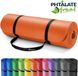 DWD-Company GmbH & Co. KG tapis de yoga, tapis de yoga orange, 190x100x1,5 cm d'épaisseur, tapis de fitness, pilates, aérobic