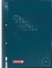 BRUNNEN Collegeblok Premium Student Colour Code | A4, liniatuur 28, 80 vellen, denim